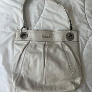 Coach Off-White Leather Bag